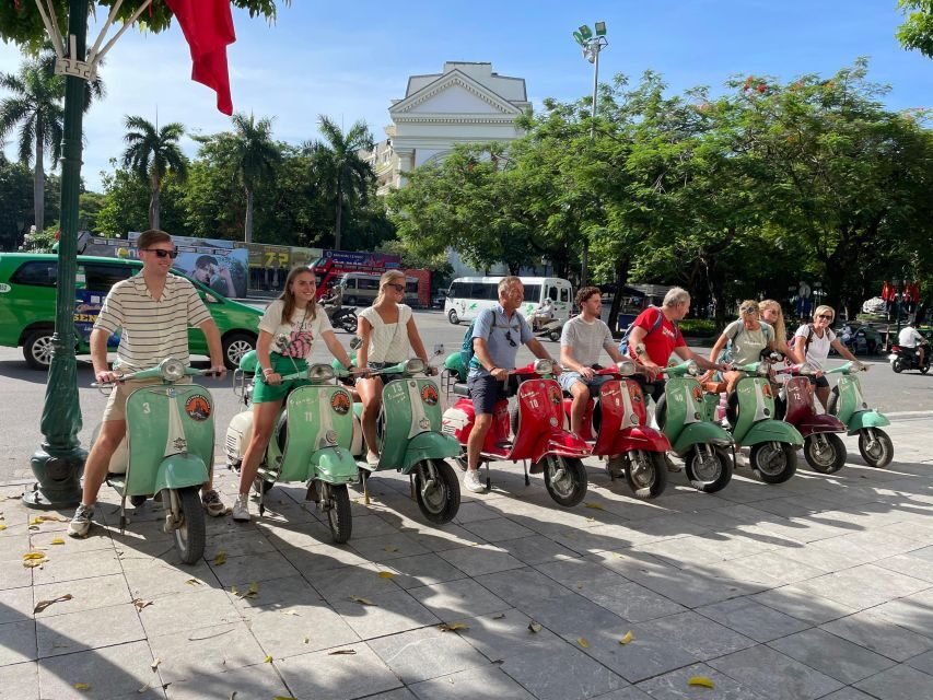 Hanoi 4.5-Hour Vespa Tour city tour - Truc Bach Lake and the John McCain monument by the water