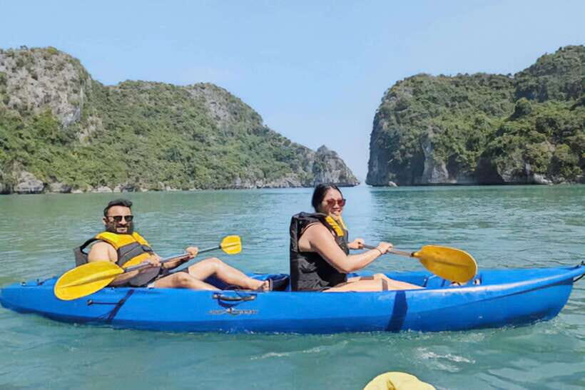 Hanoi: 5-Star Halong Bay Cruise with Lunch, Jacuzzi & Party - Titop Island: swim now, climb for the view