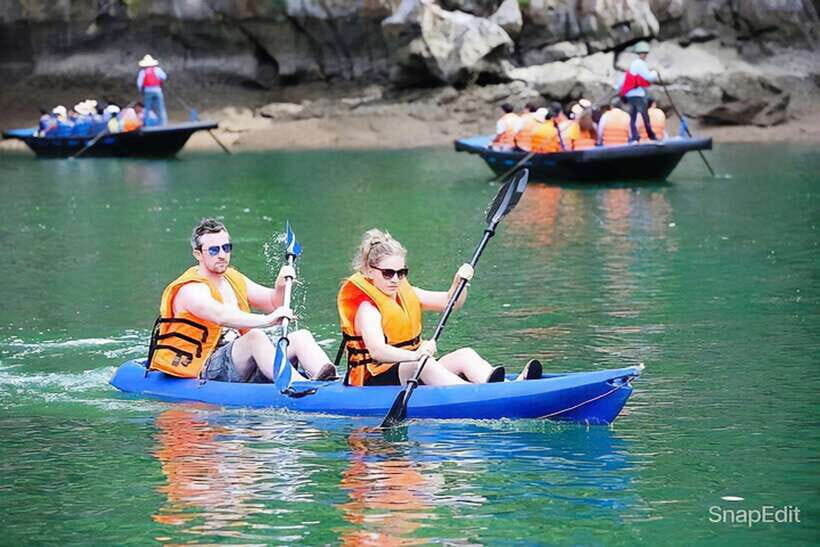 Hanoi: 5-Star Halong Bay Cruise with Lunch, Jacuzzi & Party - Sunset party on the return cruise: included and genuinely pleasant