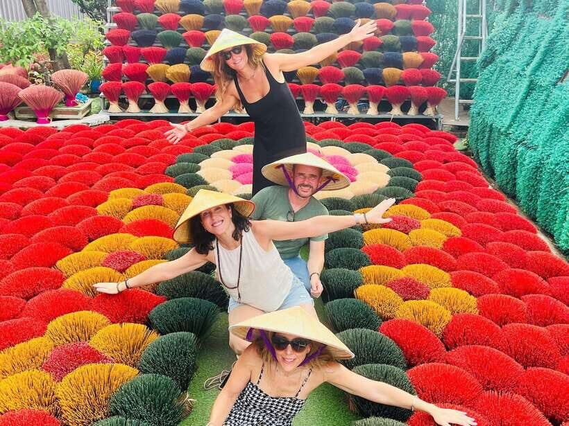 Hanoi: Artisan Tour with Incense, Hat-Making, or Ceramics - Pick the right option: incense and hats, ceramics, or the full mix
