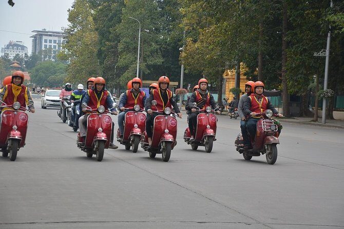 Hanoi Back Streets Vespa Tours: Hanoi Insider Vintage Vespa Tour - Long Bien Bridge and the Red River Photo Stop
