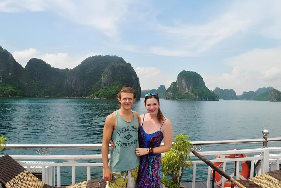 Hanoi: Best 5-Star Ha Long 1 Day Tour with pick up/drop off - Sung Sot (Surprising) Cave: steps, shade, and a smart pacing option