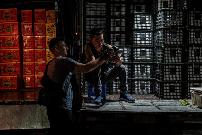 Hanoi by Night Photo Tour - The Walk Toward Long Bien: Overpasses, Produce, and New Angles