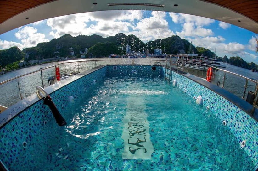 Hanoi: Cat Ba, Lan Ha & Ha Long Bay Luxury Cruise with Lunch - Lunch on Board: Seafood, Rice, and a Rooftop-Chill Way to Reset