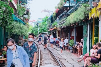 Hanoi city tour and drinking beside railway- group tour - Vietnam Museum of Ethnology: The 54 Groups Stop (In Real Scale)