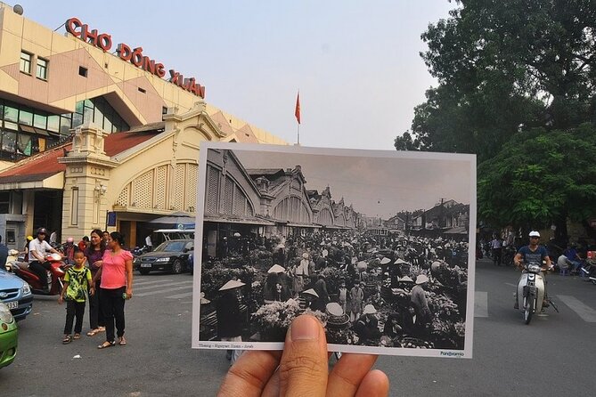 Hanoi City Walking Tour Discover Hidden Gems and Train Street - Long Biên Bridge over the Red River: a photo stop with city-scale meaning
