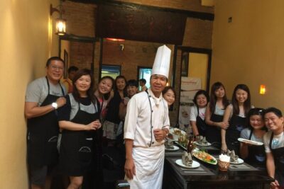 Hanoi Cooking Class and Market Tour with Chef Tien - After Cooking: Eating Your Meal and Refreshing With Unlimited Drinks