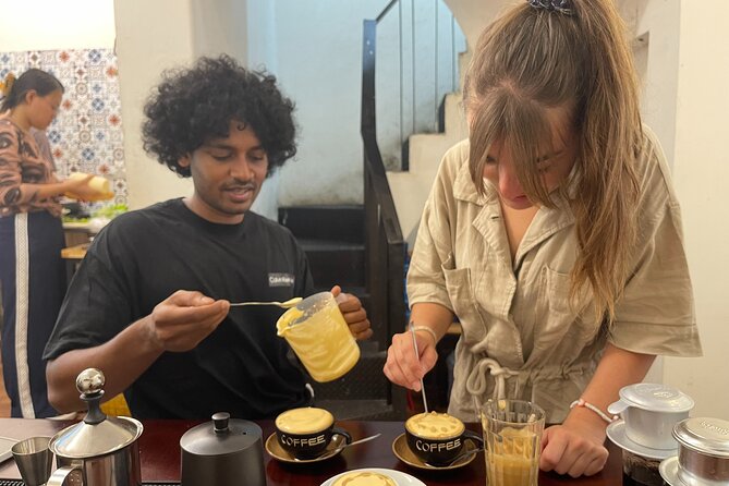 Hanoi Egg Coffee & Coconut Coffee Making Class with Free Banh Mi - Egg coffee workshop: making the Hanoi classic
