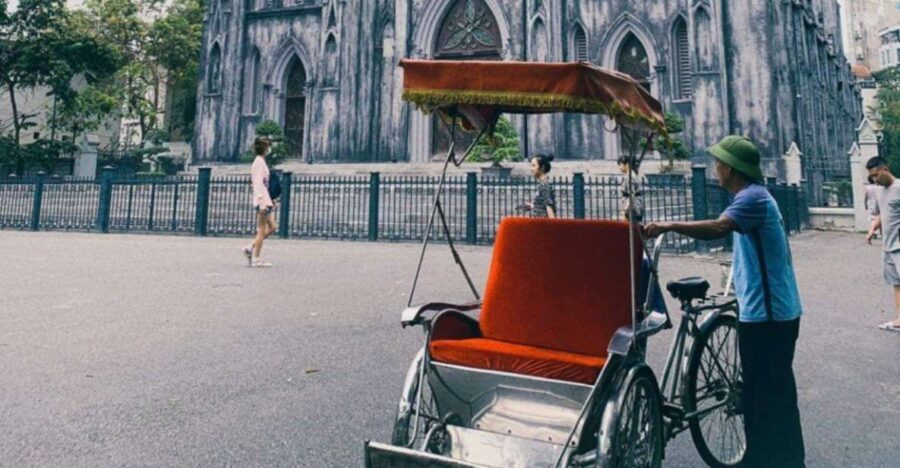 Hanoi: Embark On A Cyclo City View Tour - Hanoi Cathedral: a quick landmark stop with photo value