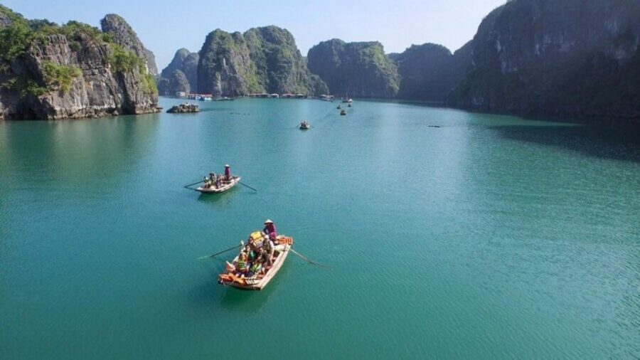 Hanoi: Ha Long Bay Cruise Day Tour visit Titop island & Cave - Titop Island Swim and Hike for Panoramic Views