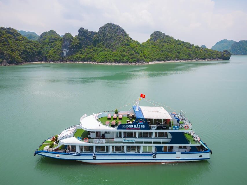 Hanoi: Ha Long Bay Day Cruise by Ha Long Excursion Deluxe - Luon Cave: Kayaking or Bamboo Boat in a Lagoon Setting