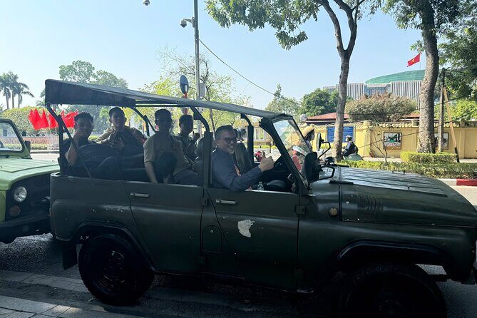 Hanoi Half Day City by Legendary Russian Jeep - A Vintage Russian Jeep Map of Hanoi You Can Taste