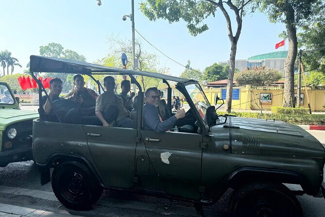 Hanoi Half Day City by Legendary Russian Jeep - French architecture and big landmarks without the full-day slog