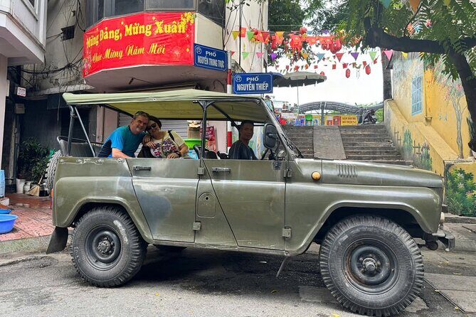 Hanoi Half Day City by Legendary Russian Jeep - The Jeep ride in traffic: fun, but come prepared