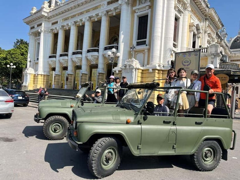 Hanoi: Half‑Day Jeep City Tour, Landmarks & Local Food - Ho Chi Minh Mausoleum, Tran Quoc Pagoda, and West Lake on one ride