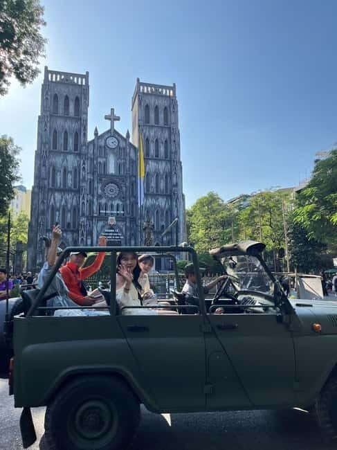 Hanoi: Half‑Day Jeep City Tour, Landmarks & Local Food - Long Bien Bridge and the Old Quarter return