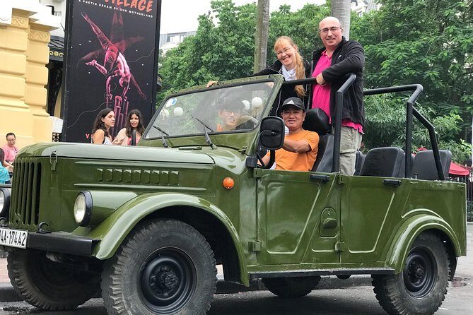 Hanoi Half-day with Food + Fun + Culture By Russian Jeep - Hotel pickup in the Old Quarter saves the day