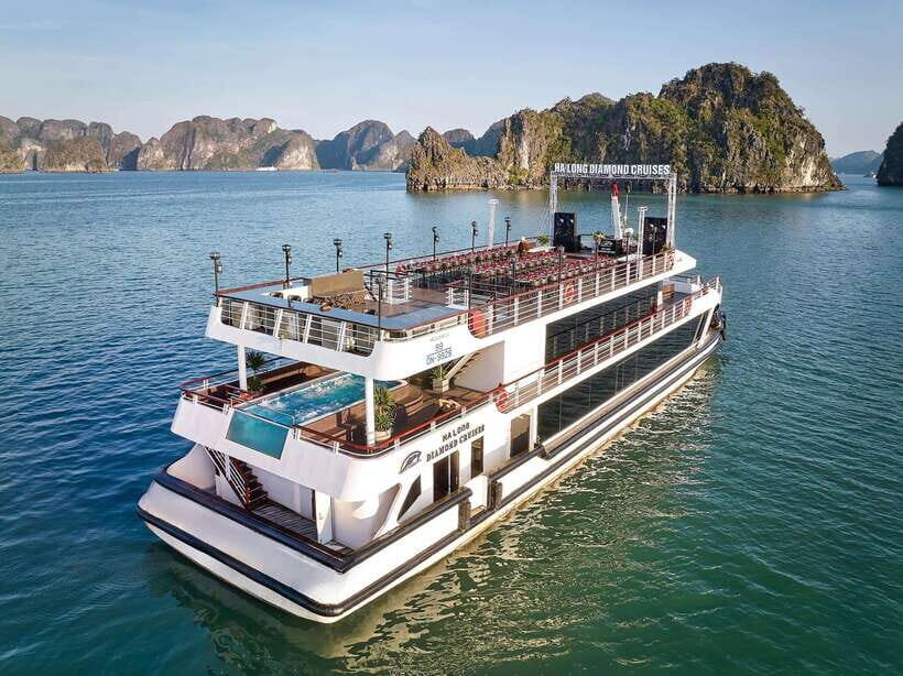 Hanoi: Halong Bay Full-Day Tour with 5-star Diamond Cruise - Hanoi Pickup to Halong International Port: Get the Meeting Point Right