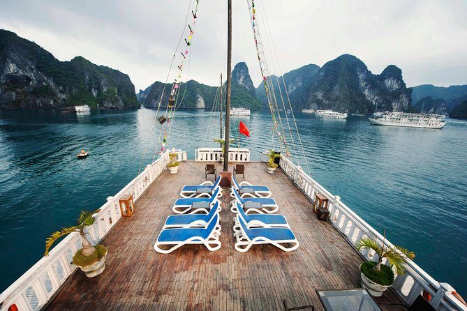 Hanoi - Halong Bay Full Day Trip from Hanoi - Afternoon on the Sundeck: Photos, Possible Swims, and Optional Boats