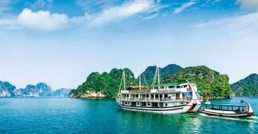 Hanoi Halong Luxury Day Tour with Private Cabin - Back on Board: Leisure Time, Photos, and That Private-Room Reset