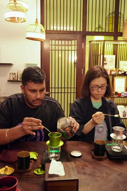 Hanoi: Hands-On 5 Vietnamese Coffees & 3 Local Wines Tasting - Welcome Tea, Snack, and a Comfortable Pace You Can Fit Into Any Schedule