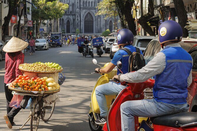Hanoi Highlights Half-day Vespa Tour: REAL Hanoi, Culture & Food - Vespa logistics: hotel pickup, safety gear, and what the ride is like