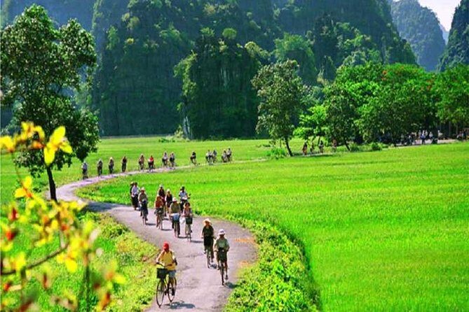 Hanoi - Hoa Lu - Tam Coc - Mua Cave - 1 Day Tour. By Luxury Limousine From Hanoi - Biking around Tam Coc: a quieter way to feel the area