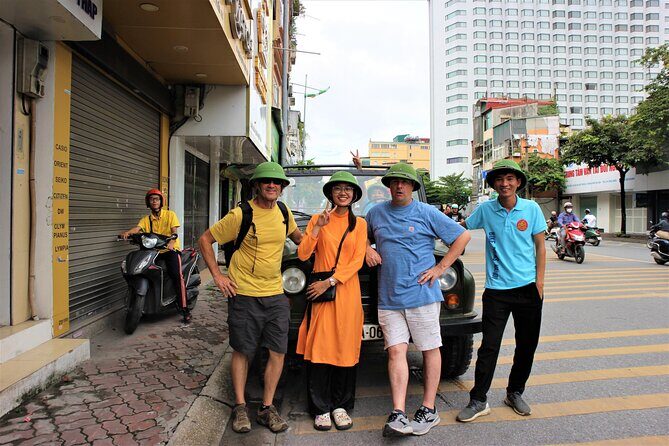 Hanoi Jeep Foodie Tours Led By Women - West Lake dinner step: Bun Cha at a family restaurant