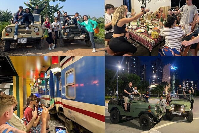 Hanoi Jeep Night Street Foodie Tour, Train Street and Egg Coffee - Key things to know before you go