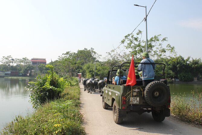 Hanoi Jeep Tours Led By Women: Hanoi Countryside Half Day - From Old Quarter to Red River farms in about four hours