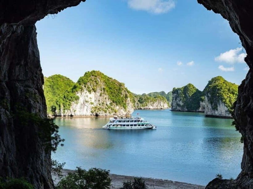 Hanoi: Lan Ha Bay & Cat Ba Island Day Trip on Luxury Cruise - Sunset party on board: fruit, biscuits, and tea