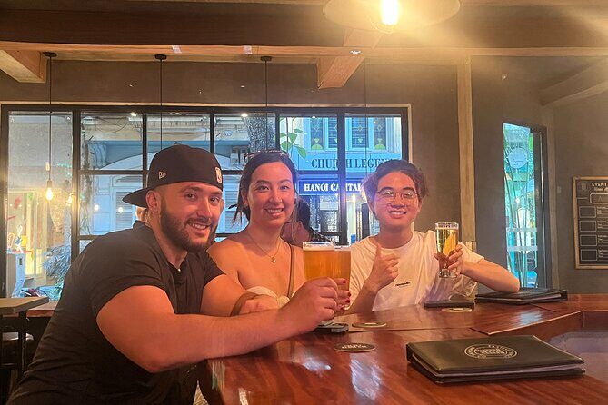 Hanoi Local Fresh Beer and Culinary Tour with Train Street Visit - Stop 3 near Hang Ga: dried pho with Truc Bach beer