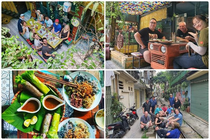 Hanoi Michelin Star Street Food Walking Tour & Train-Street - Starting on Hàng Mắm: bites like bánh mì, phở cuốn, and egg coffee