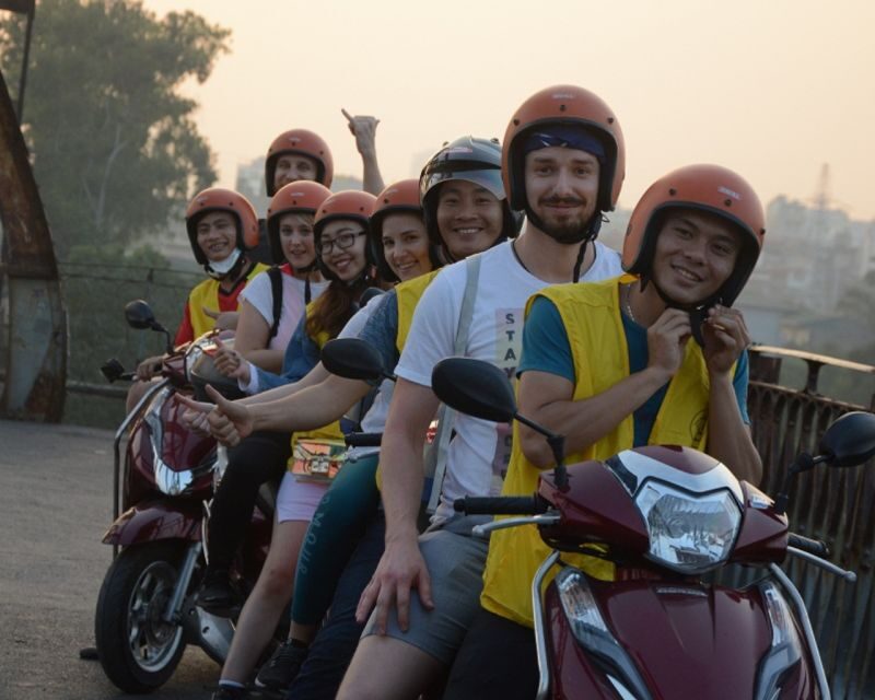Hanoi Motorbike Adventures - The 4-hour route: Opera House, Banana Island, Long Bien Bridge, and Train Street