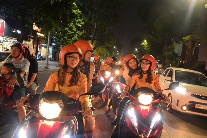 Hanoi Motorbike Tour Led By Women: Hanoi Motorbike Food Tours - Stop-by-stop: Train Street, banh cuon lessons, and West Lake at night