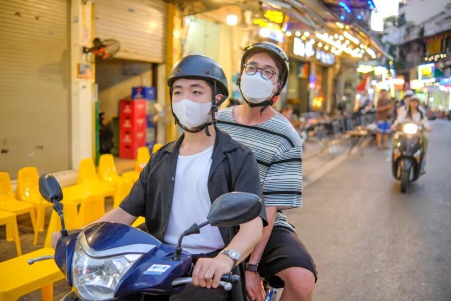 Hanoi Night Lights Food Tour by Motorbike - Riding beyond the tourist lanes for architecture and atmosphere