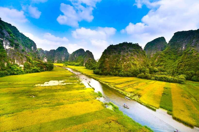 Hanoi: Ninh Binh, Tam Coc, Mua Cave & Hoa Lu with cycling - Mua Cave Sunset: 500 Steps, Dragon Statue Views, and Crowds