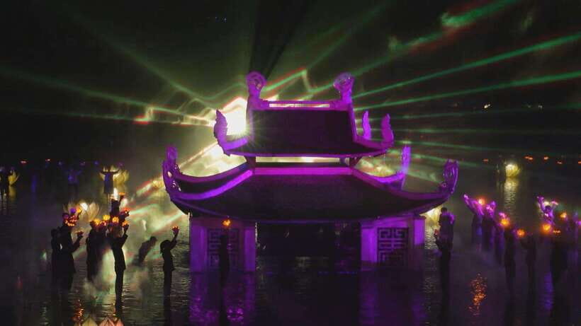 Hanoi: Quintessence of Tonkin Show - A Cultural Spectacle - A lakeside venue inspired by Thay Pagoda