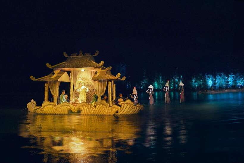 Hanoi: Quintessence of Tonkin Show - A Cultural Spectacle - What you actually watch: water puppetry, music, and light effects