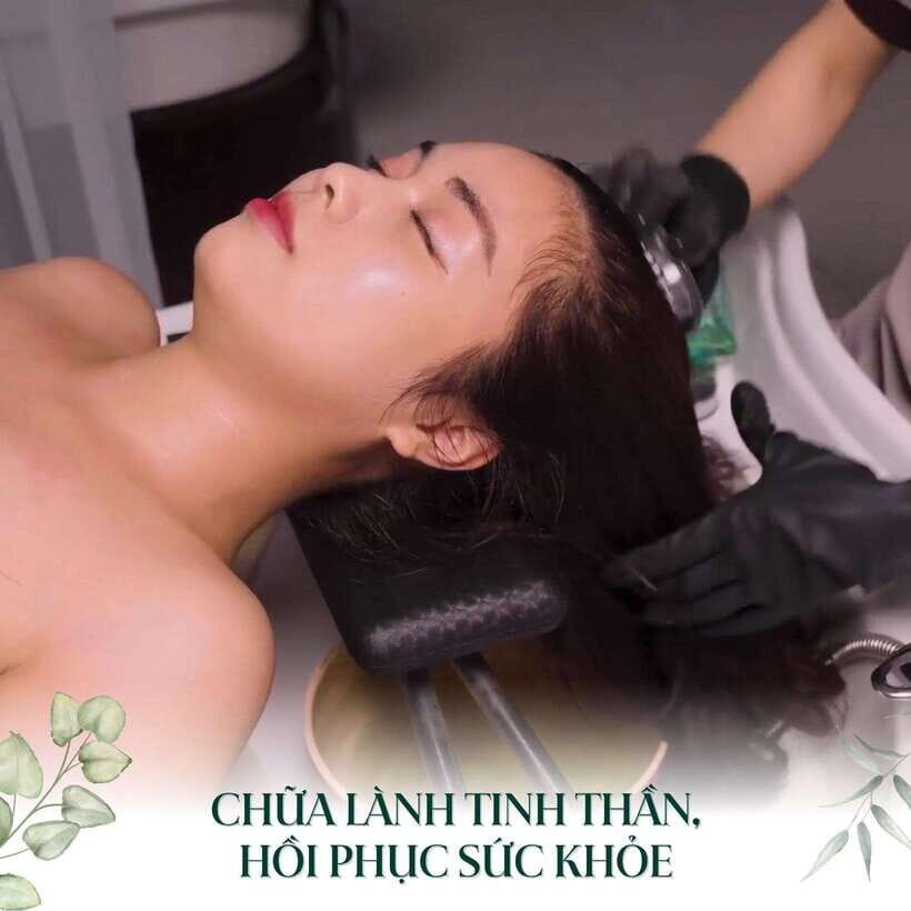 Hanoi Spa Old Quarter : Herbal Shampoo &Head Massage 90' - Getting Set Up at La Spa: Welcome Drink and a Short Foot Herbal Bath