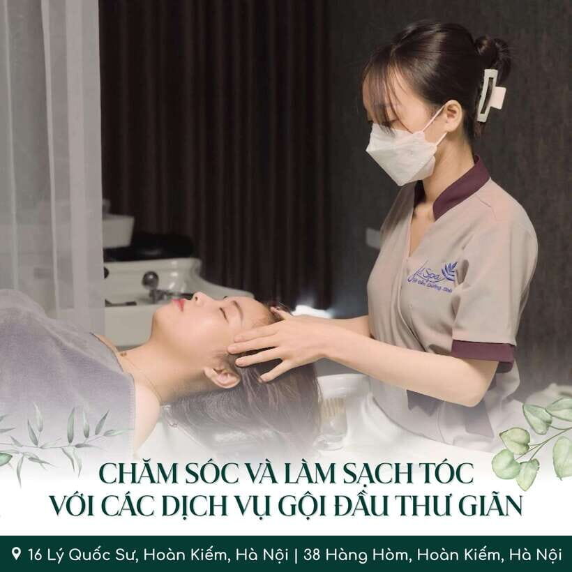 Hanoi Spa Old Quarter - Nourishing Shampoo- Head Massage 60' - The acupressure shampoo process (what you’ll actually feel)