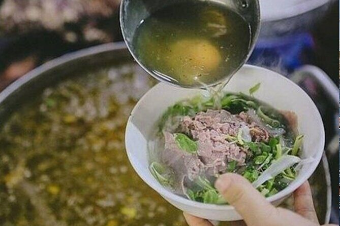 Hanoi Street Food tour by Scooter – Local Experience - Hidden-Alley Pho Like Locals Actually Eat It