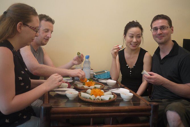 Hanoi street food tour small group tour - Meeting up near Thang Long, then rolling into the 36 streets
