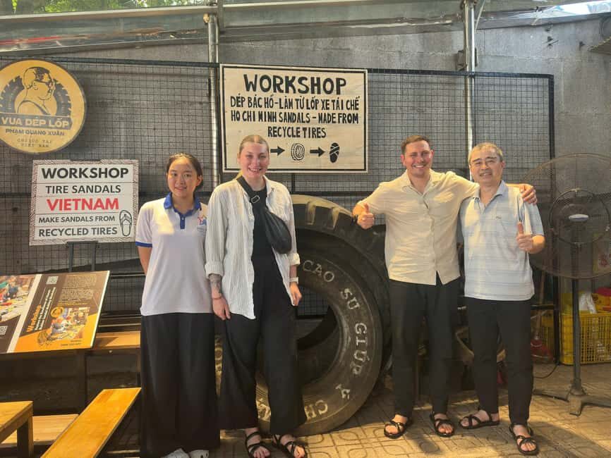 Hanoi: Tire Sandal Workshop with Crafting Experience - Key things to know before you go