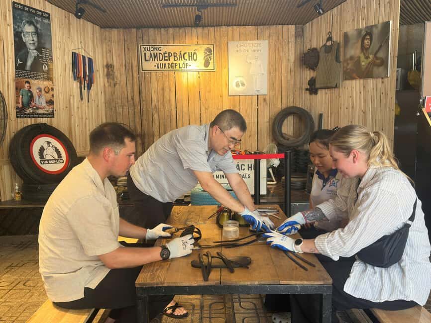 Hanoi: Tire Sandal Workshop with Crafting Experience - What Your 4 Hours Actually Feels Like