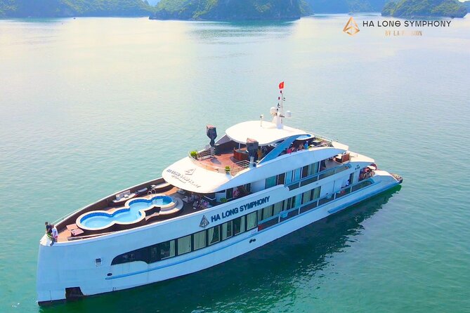 Hanoi to Ha Long Symphony Cruise with Limousine and Local Lunch - A modern steel ship on a classic bay