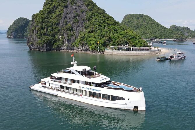 Hanoi to Ha Long Symphony Cruise with Limousine and Local Lunch - Lunch and the sunset party: where the ship earns its keep