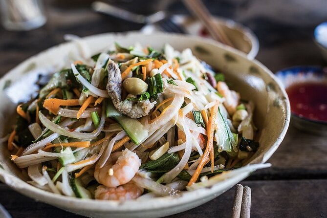 Hanoi Vegan Street Food Tour and Train Street - Mien Tron Chay: the refreshing glass noodle salad