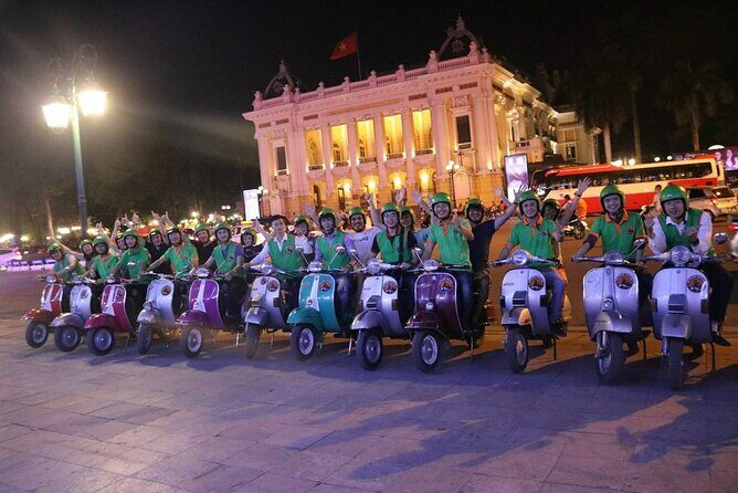 Hanoi Vespa After Dark Street Food Tour -Hidden Gem-Train Street - Key things to know before you go