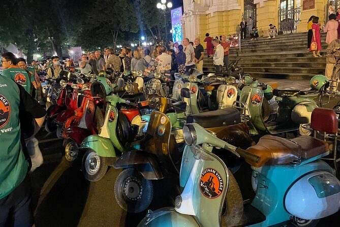Hanoi Vespa After Dark Street Food Tour -Hidden Gem-Train Street - Guides and riders: the difference between a good ride and a great one